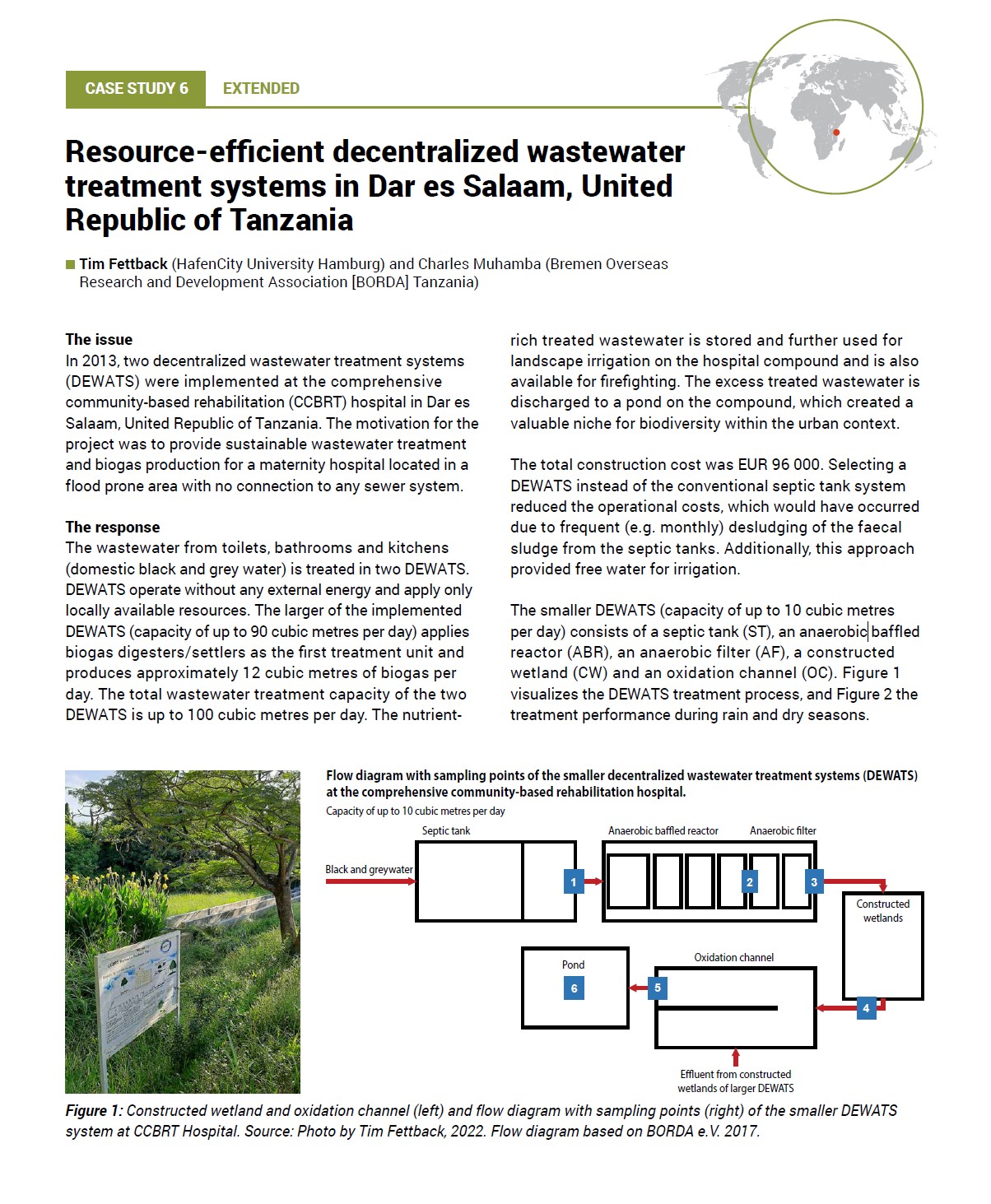 Case Study 6: Resource-efficient decentralized wastewater treatment systems in Dar es Salaam, United Republic of Tanzania